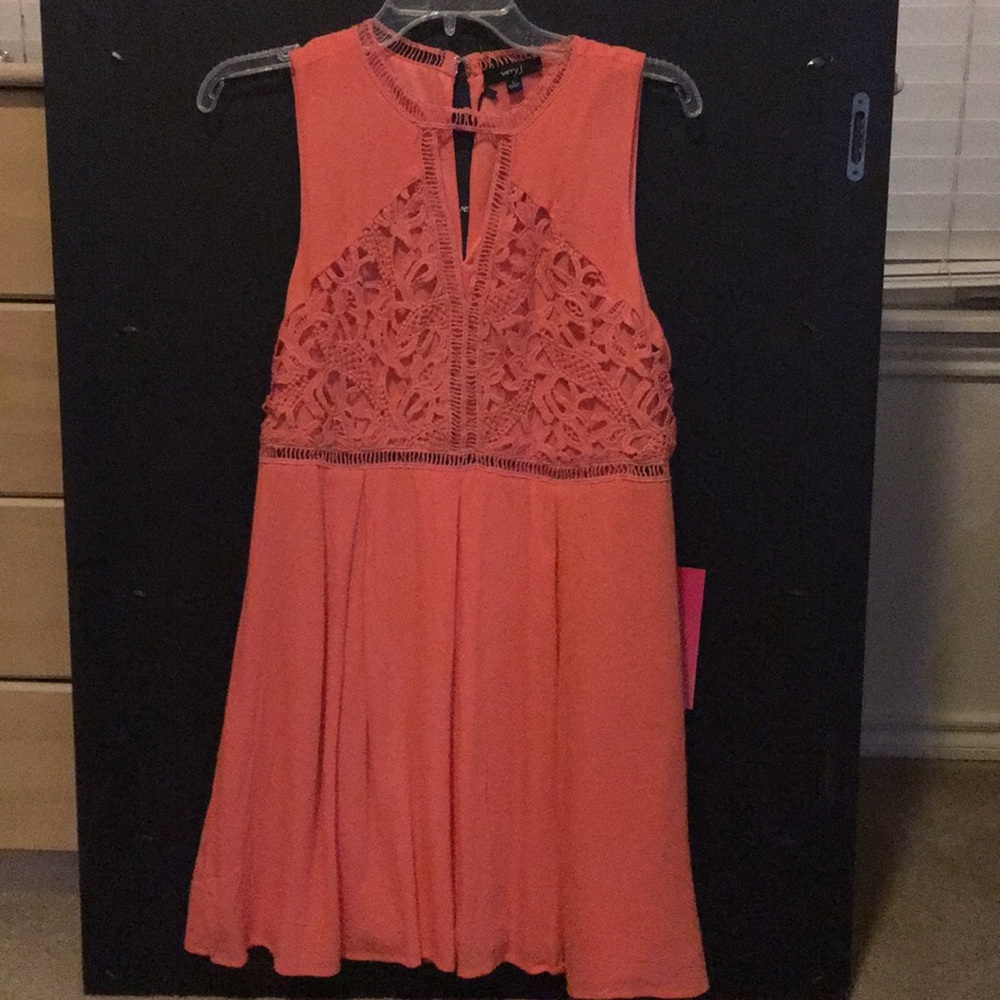 Coral dress